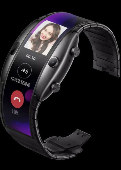 ZTE Nubia alpha Smart Watch Wifi version foldable flexible Oled display Global