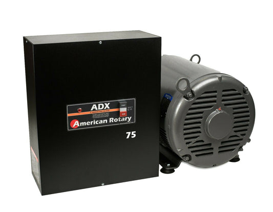 Extreme Duty Rotary Phase Converter ADX75 75 HP Digital Smart Series USA Made