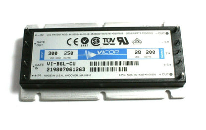 Vicor DC-DC Conv. 300VDC input @ 250W, 28VDC converter @ 200W ( VI_B6L_CU )