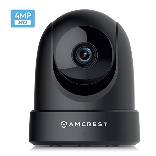 Amcrest - Cámara de seguridad para interiores (4 Mpx, UltraHD, WiFi, visión nocturna, doble banda, 5 ghz/2,4 GHz, 4 Mpx @ ~ 20 FPS, 120° FOV, IP4M-1051W)